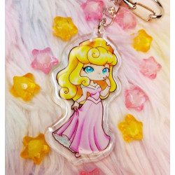 Cute Aurora Keychain LLavero elfain