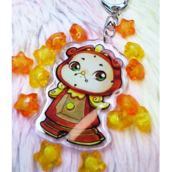 Cute Ding Dong Cogsworth Keychain LLavero
