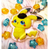 Cute Detective Pikachu Keychain LLavero