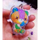 Cute Parches Stitches Keychain LLavero