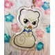 Cute Munchi Marshal Keychain LLavero