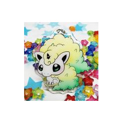 Keychain Llavero Ponyta Galar Shiny holo