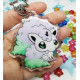 Keychain Llavero Ponyta Galar holo