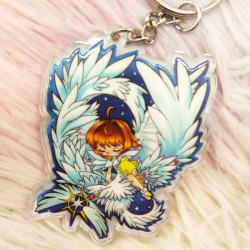 Cute Sakura Keychain LLavero