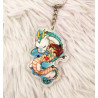 Cute Haku and Chihiro Keychain LLavero