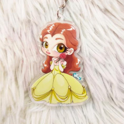 Cute Belle Bella Keychain LLavero