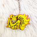 Cute Naruto and Kurama Six path Keychain LLavero