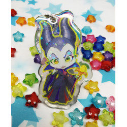 Keychain Llavero Maleficent Malefica holo