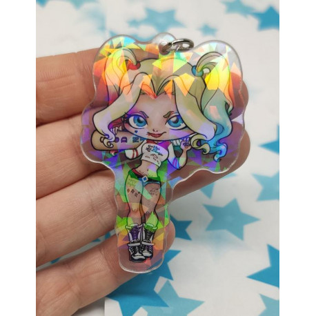 Llavero Harley Quinn Holográfico
