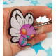 Llavero Butterfree rosa