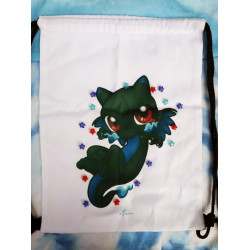 Mochila de tela canvas gymbag Mega Charizard X