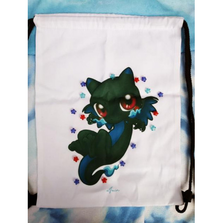 Mochila de tela canvas gymbag Mega Charizard X