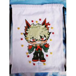 Mochila de tela canvas gymbag Katsuki