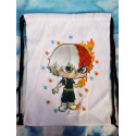 Mochila de tela canvas gymbag Todoroki