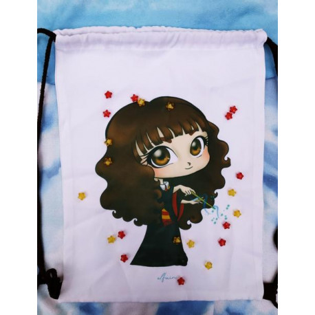 Mochila de tela canvas gymbag Hermione