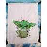 Mochila de tela canvas gymbag baby Yoda