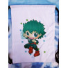 Mochila de tela canvas gymbag Deku