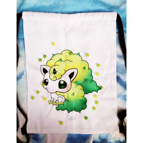 Mochila de tela canvas gymbag Shiny Galar Ponyta