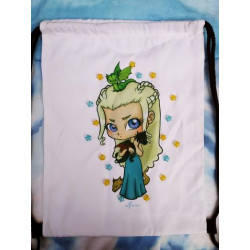 Mochila de tela canvas gymbag Daenerys