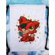 Mochila de tela canvas gymbag Foxy