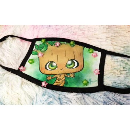 Mascarilla Face Mask Baby Groot