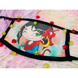 Mascarilla Face Mask Mulan