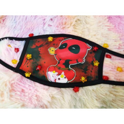 Mascarilla Face Mask baby Deadpool