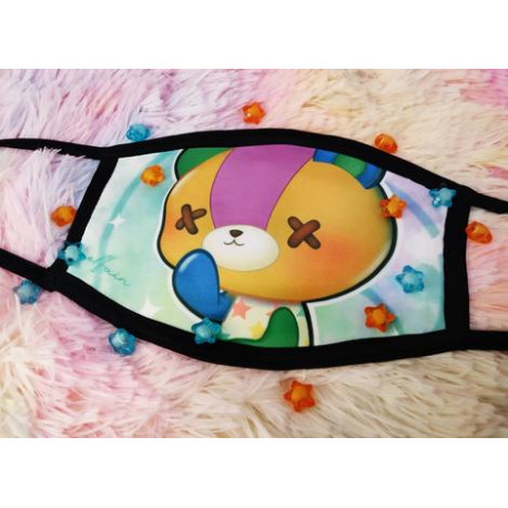 Mascarilla Face Mask Stitches Parches