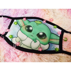 Mascarilla Face Mask baby Yoda