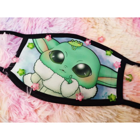 Mascarilla Face Mask baby Yoda