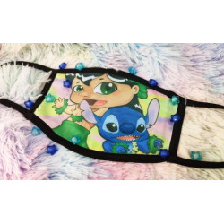 Mascarilla Face Mask Lilo and Stitch