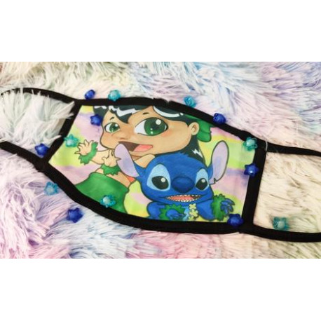 Mascarilla Face Mask Lilo and Stitch