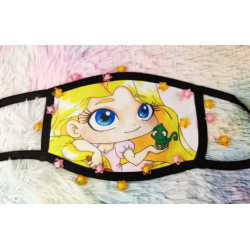 Mascarilla Face Mask Rapunzel