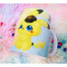 Detective Pikachu cute mug taza