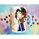 Cute Mulan mug taza
