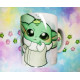 Cute baby Yoda mug taza