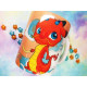 Cute Mushu mug taza