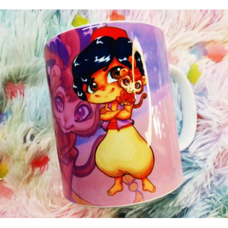 Cute mug taza Aladdin