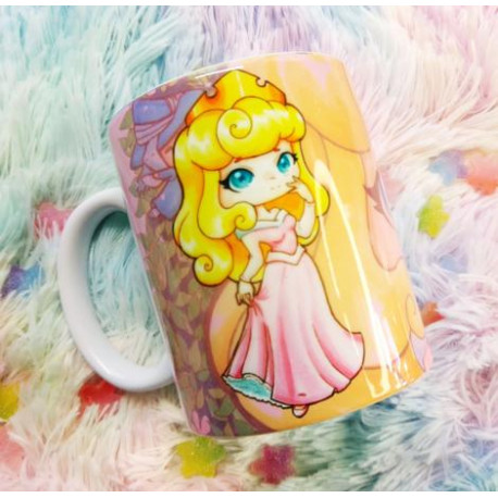 Cute mug taza Aurora