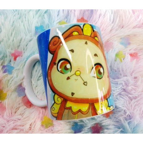 Cute mug taza Cogsworth and Lumiere y Ding Dong