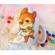 Fauna Bibi cute mug taza