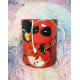 Cute baby Deadpool mug taza