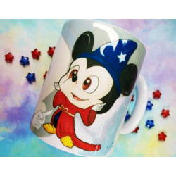 Cute Sorcerer Mickey mug taza