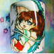 Cute Chihiro and Haku mug taza
