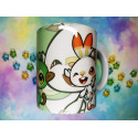 Cute Galar starters mug taza