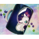 Cute Fury Love Toothless and LightFury mug taza