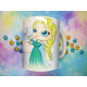 Cute Elsa mug taza