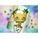 Cute Groot mug taza
