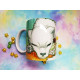 Cute Mononoke and Moro mug taza