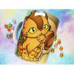 Cute Catbus mug taza Gatobús